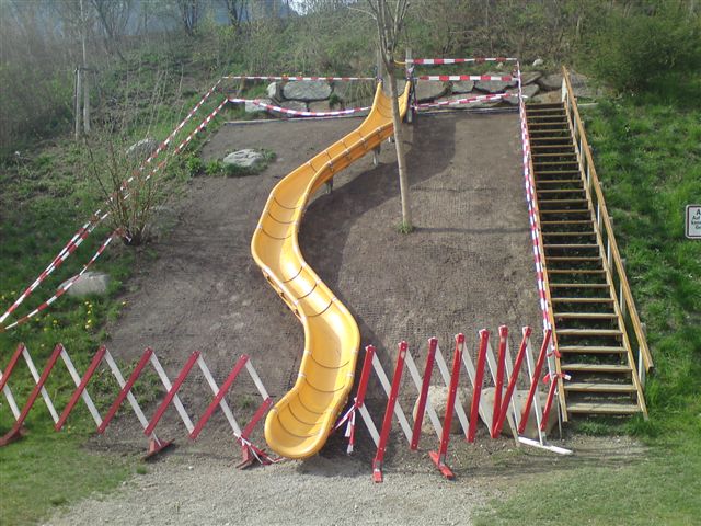 Foto der Hangrutsche