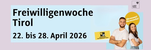 Freiwilligenwoche Tirol