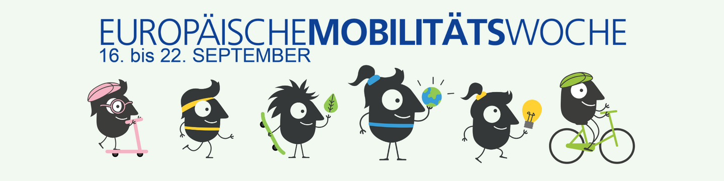 Europäische Mobilitätswoche von 16. bis 22. September 2026