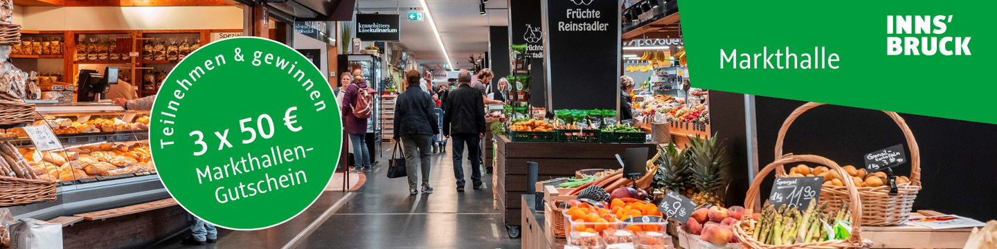 Marktstände der Markthalle