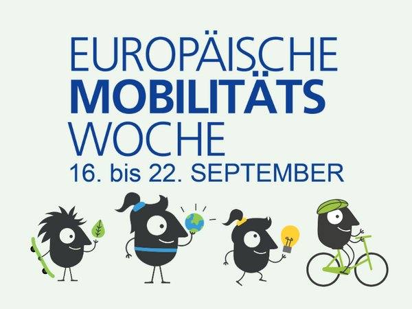 Europäische Mobilitätswoche von 16. bis 22. September 2026